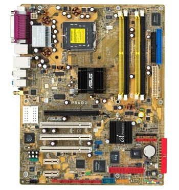 ASUS P5AD2 DELUXE - 925X/ICH6R, DCh. DDR2, 3xRAID, ATA133, SATA, USB2.0, FW, WiFi, GLAN - Motherboard - Main image