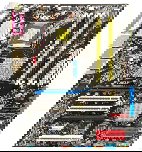 ASUS P5WD2 PREMIUM - 955X/ICH7R, PCIe x16, dualch DDR2 800, 3xRAID, ATA133, SATA, USB2.0, FW, 2xGLAN - Motherboard - Main image