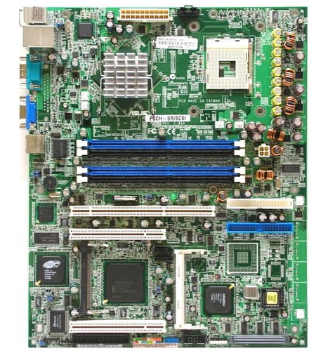 ASUS PSCH-SR i7210 DualChannel DDR400 ATA100, SATA, SCSI U320, RAID, USB2.0, 2x Intel GLAN, sc478 - Motherboard - Main image