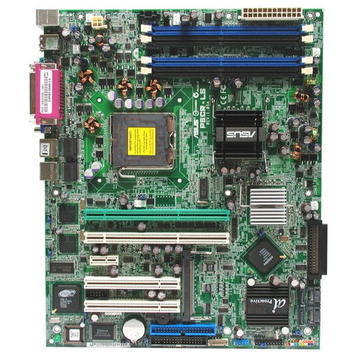 ASUS P5CR-LS iE7221/ICH6R, DualCh DDR2 533 ECC, int. VGA, SCSI, SATA RAID, USB2.0, 2xGLAN, sc775 Hauptbild ASUS P5CR-LS iE7221/ICH6R, DualCh DDR2 533 ECC, int. VGA, SCSI, SATA RAID, USB2.0, 2xGLAN, sc775 - - - Hauptbild