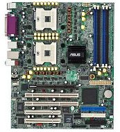 ASUS NCCH-DL i82875P, DualCh DDR 400 ECC, int. VGA, SATA RAID, FW, USB2.0, GLAN, 6ch audio, dual sc6 - Základná doska