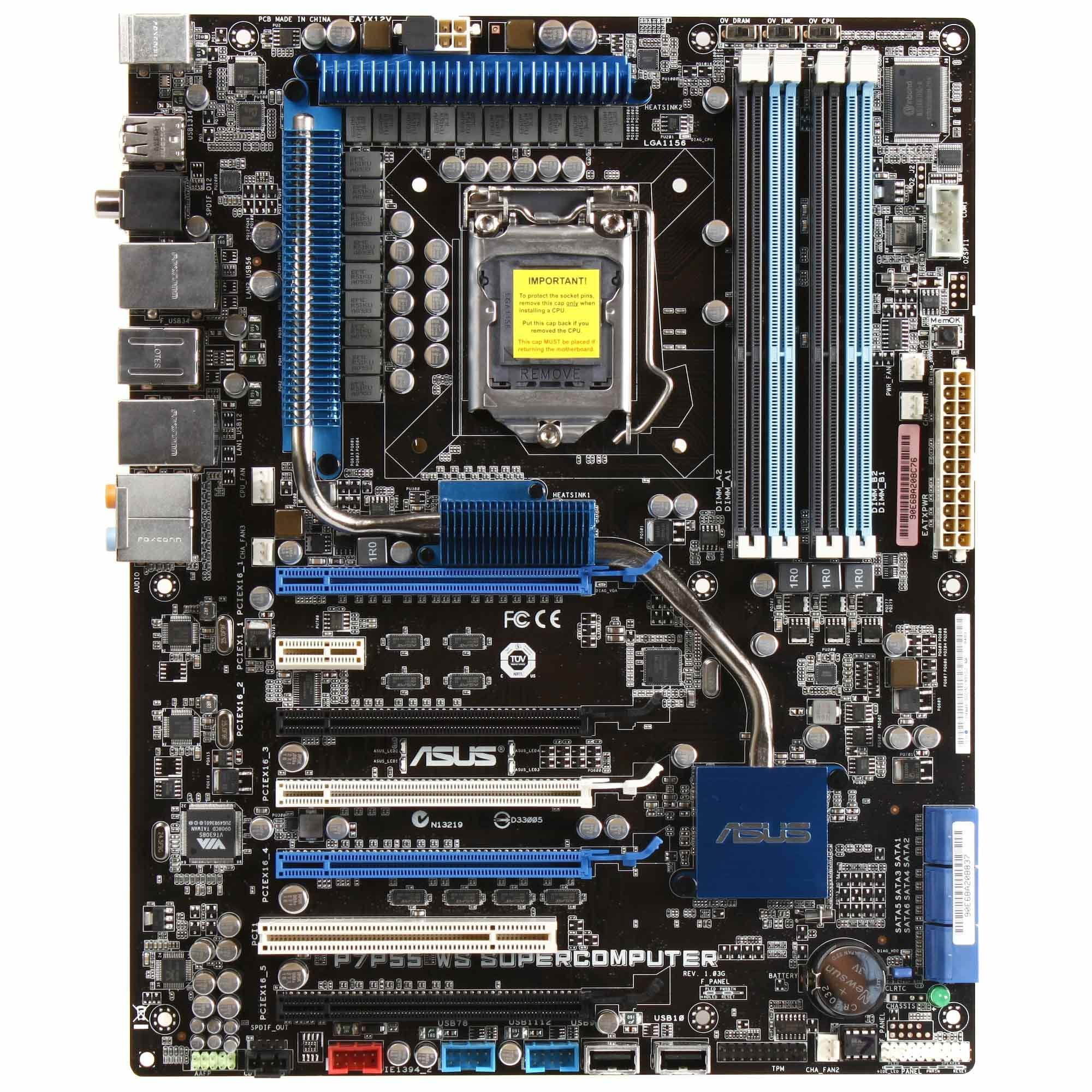 ASUS P7P55 WS Supercomputer - Motherboard | alza.sk