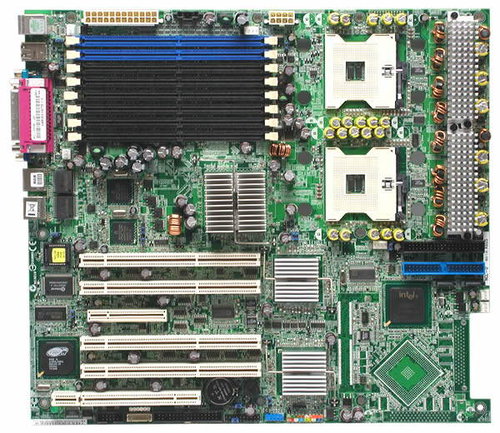 ASUS NCL-D iE7520/ICH5R, DualCh DDR2 400 ECC, int. VGA, SATA, USB2.0, 2xGLAN, dual sc604 Hauptbild ASUS NCL-D iE7520/ICH5R, DualCh DDR2 400 ECC, int. VGA, SATA, USB2.0, 2xGLAN, dual sc604 - Motherboard - Hauptbild