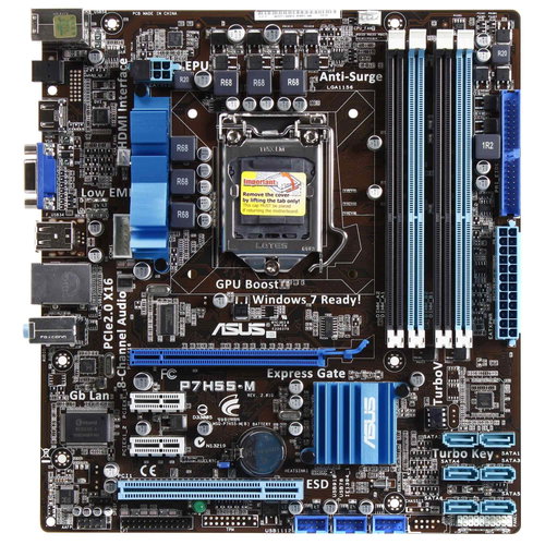 ASUS P7H55-M - Motherboard - Main image