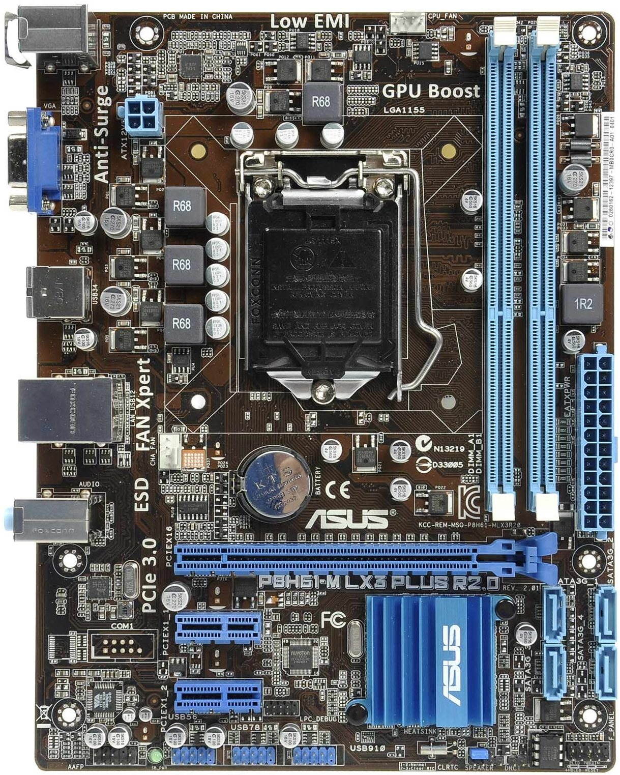 Asus p8h61mlx3 hot sale r2 0