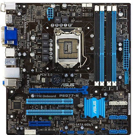 ASUS P8Q77-M - Motherboard - Main image