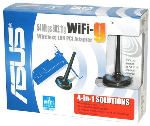ASUS WIFI-g, PCI karta WiFi 802.11g (54Mbps) - - - Main image