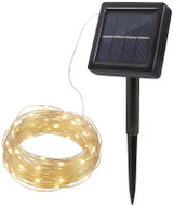Aca Lighting LED solar chain, 200 LED, 22 m, warm white - Light Chain