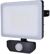 Solight LED reflektor Quick se sensorem, 30W, 2550lm, 4000K, IP65, černý - LED reflektor