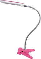 LED stolní lampička s vypínačem a klipem BAZ 5W/230V/4000K/340Lm/120°/IP20, růžová - Stolní lampa