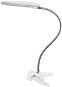 LED stolní lampička s vypínačem a klipem BAZ 5W/230V/4000K/340Lm/120°/IP20, bílá - Table Lamp