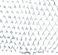 Aca Lighting LED Christmas star grid, 3 × 2 m, cold white, IP44 - Light Chain