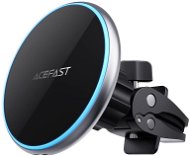 ACEFAST Magnetic Wireless Charging Car Holder Silver - Phone Holder