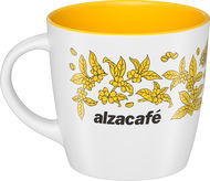 AlzaCafé fehér kerámia, 320 ml - Bögre