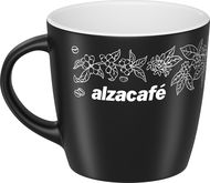AlzaCafé Kerámia eszpresszós, fekete 100 ml - Bögre