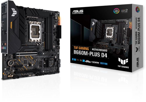 ASUS TUF GAMING B660M-PLUS D4 - Motherboard - Main image