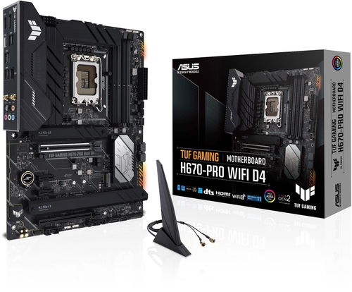 ASUS TUF GAMING H670-PRO WIFI D4 - Motherboard - Hauptbild