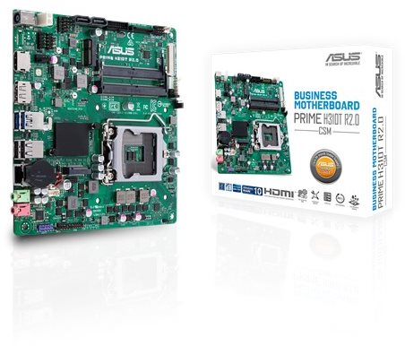 ASUS PRIME H310T R2.0/CSM - Motherboard - Main image