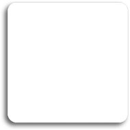 Accept Piktogram "prázdný" (80 × 80 mm) (bílá tabulka) - Cedule