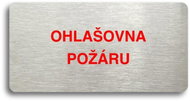 Accept Pictogram "FIRE EXTINGUISHER" (160 × 80mm) (Silver Plate - Colour Print without Frame) - Sign