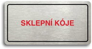 Accept Pictogram CELLAR CUBICLE (160 × 80mm) (Silver Plate - Colour Print) - Sign