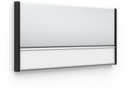 Accept Door Plate ACS Silver (Combination System, 187 X 93mm) (Silver Plate) - Sign