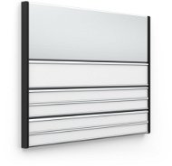 Accept Dveřní tabulka ACS stříbrná (kombinovaný systém, 187 x 156 mm) (stříbrná tabulka) - Cedule