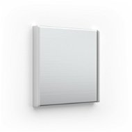 Sign Accept ACS Door Plate Silver Square with Grey Side Panels (Non-sliding System, 93 × 93mm) (Silver - Cedule