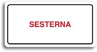 Accept Piktogram "SESTERNA" (160 × 80 mm) (bílá tabulka - barevný tisk) - Cedule