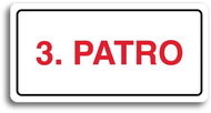 Accept Pictogram 3rd Floor" (160 × 80mm) (White Plate - Colour Print) - Sign