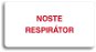 Accept Pictogram WEAR A RESPIRATOR (160 × 80mm) (White Plate - Colour Print without Frame) - Sign