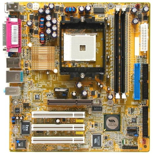 DFI K8M800-MLVF - VIA K8M800 DDR400, int.VGA + AGP 8x, SATA RAID FW LAN 6ch audio sc754, mATX - Motherboard - Main image