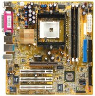 DFI K8M800-MLVF - VIA K8M800 DDR400, int.VGA + AGP 8x, SATA RAID FW LAN 6ch audio sc754, mATX - Motherboard