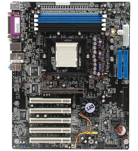 DFI nF3 Ultra-DAGF - nForce3 Ultra DualCh DDR400, AGP 8x, SATA RAID FW GLAN 5.1 audio sc939 - Základní deska - Main image