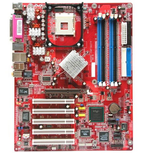 DFI 865PE Infinity - i865PE/ICH5 DualCh DDR400, AGP 8x, SATA RAID FW GLAN 5.1 audio sc478 - Základní deska - Hlavní obrázek