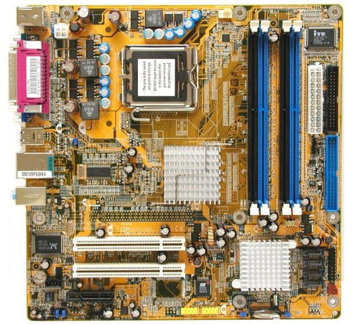 DFI 915GL-TML - i915GL/ICH6 DualCh DDR400, int.VGA, SATA LAN 5.1 audio sc775, mATX - Motherboard - Main image