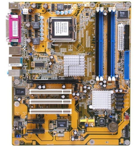 DFI 915P-TAL - 915P/ICH6 DualCh DDR400, PCIe x16, SATA FW LAN 5.1 audio sc775 mATX - Motherboard - Main image