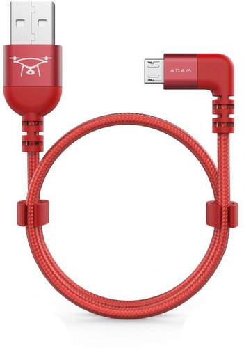 Adam FLEET - microUSB cable for remote control dron - 30 cm - red - Accessory - Main image