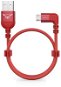 Adam FLEET – micro USB kábel pre diaľkové ovládanie drona – 30 cm – červený - Príslušenstvo