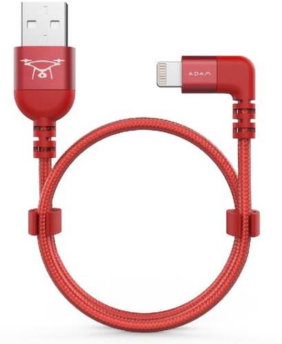Adam FLEET - MFi Lightning cable for remote control dron - 30cm - red - Accessory - Main image
