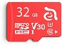 Adam FLEET - microSD card Fleet 4KPro - 32GB - red - Accessory