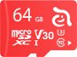 Adam FLEET - microSD card Fleet 4KPro - 64GB - red - Accessory