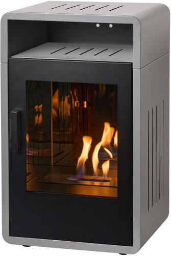 Adam Bellini Bioetanolová kamna, šedý - Bioethanol Fireplace - Main image