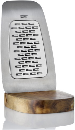 AdHoc Piu Cheese grater mini, acacia/stainless - Grater - Main image