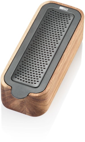 Adhoc Cut & Serve Fine table grater, steel and wood - Grater - Main image