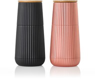Ad Hoc Scape Salt and Pepper Mill Set 12.3cm, Black/Rose Gold - Spice Grinder