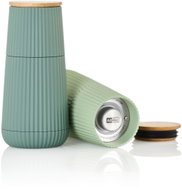 Ad Hoc Scape Salt and Pepper Mill Set 12.3cm, Dark Green/Light Green - Spice Grinder