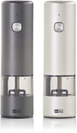 AdHoc i.Mill Set of Electric Salt and Pepper Grinders 17cm, Grey/Dark Grey - Spice Grinder
