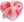 Pink rose bath confetti 10 g