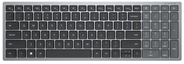 Dell Compact Multi-Device vezeték nélküli billentyűzet - KB740 - HU
